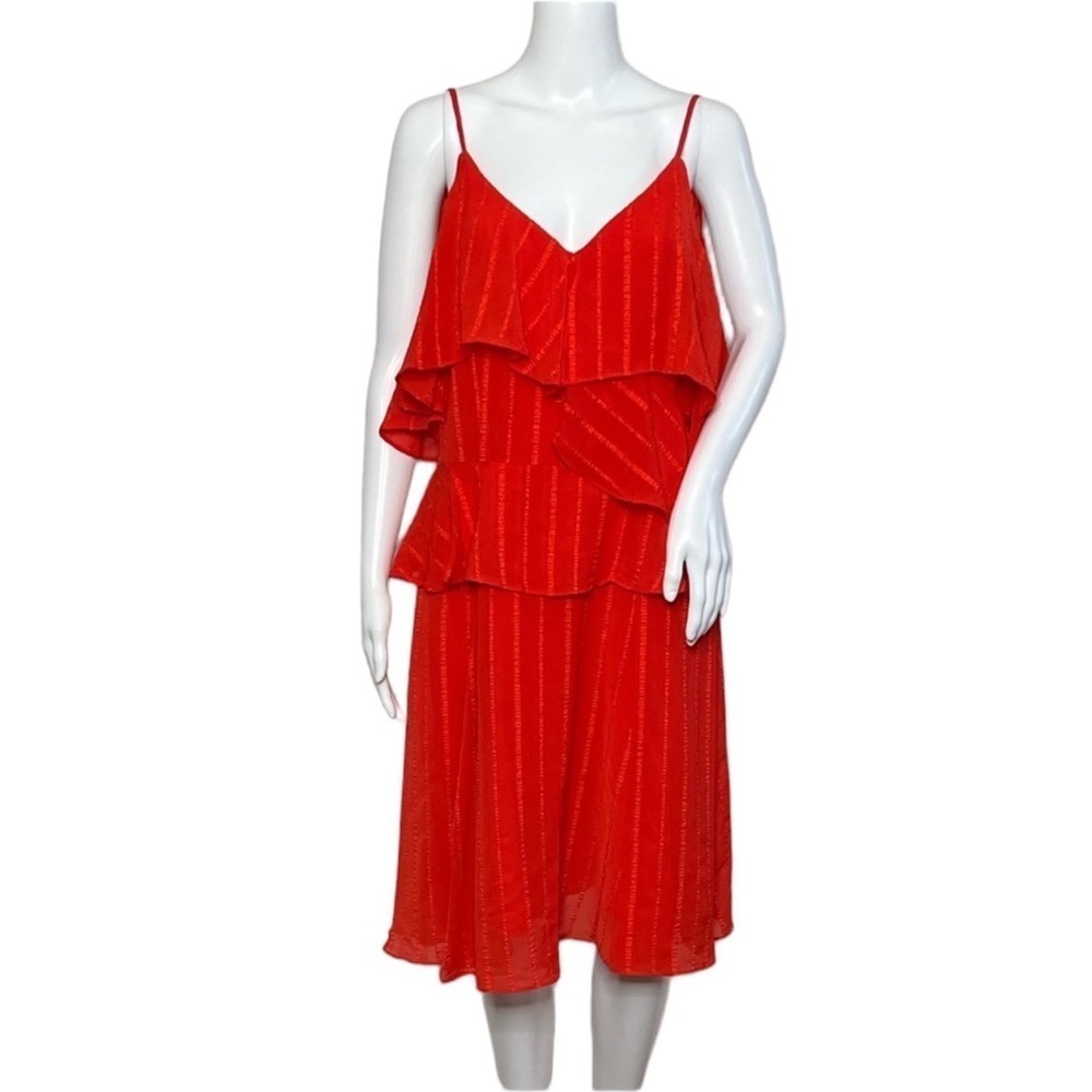 Nanette Lepore Women’s Spaghetti Strap V-neck Dress